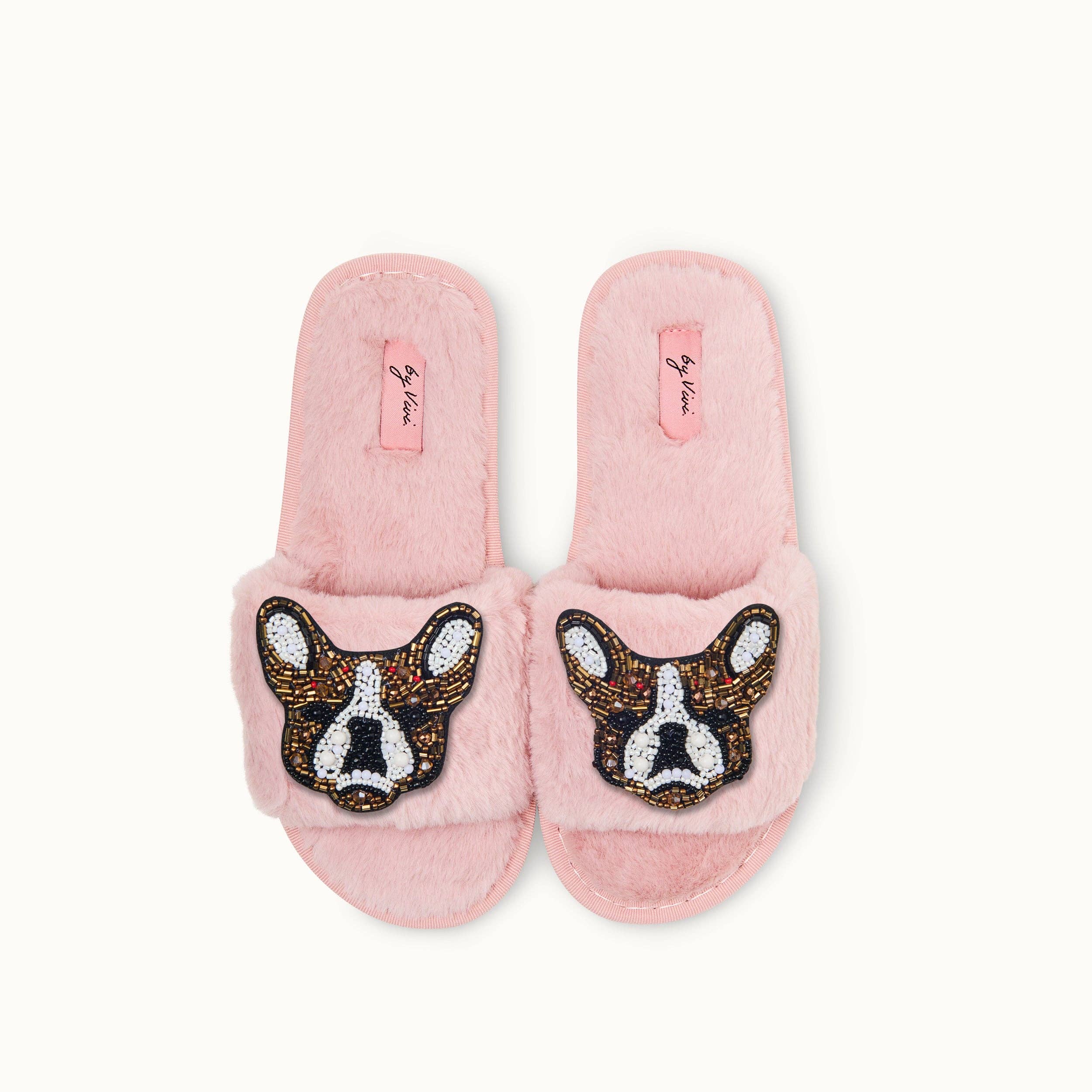 by Vivi. - Vendita all'ingrosso Spille - Coppia di spille per pantofole: Bulldog francese9