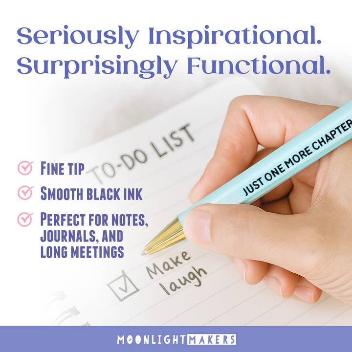 Moonlight Makers - Wholesale Pen - Shh, I'm Reading - Pen Set - Gift, Book Lover4