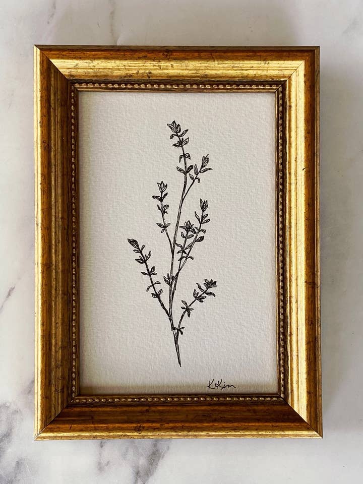 THYME - Art Print (unframed) for wholesale by Krista Kim Studio