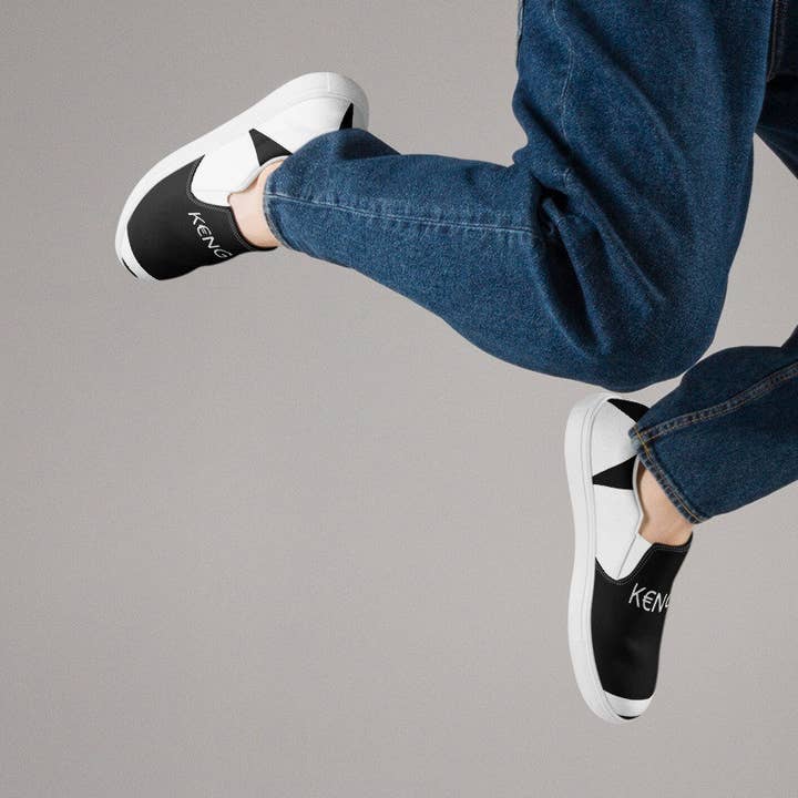 KeNg Anthony Apparel Men’s Slip-On Canvas Shoes for wholesale by KeNg Anthony Apparel