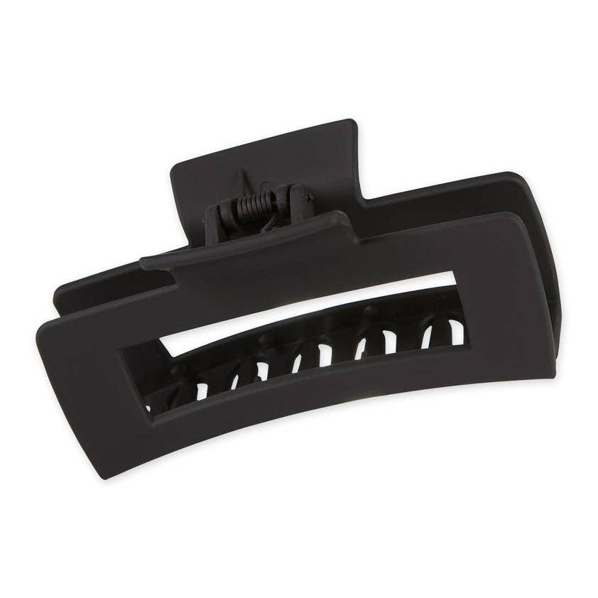 Hadley Wren - Wholesale Hair Clip - Women's - Large Matte Hair Claw - Black1