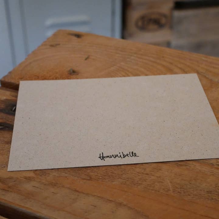 Hannibelle - Wholesale Postcard - Bee grass paper card