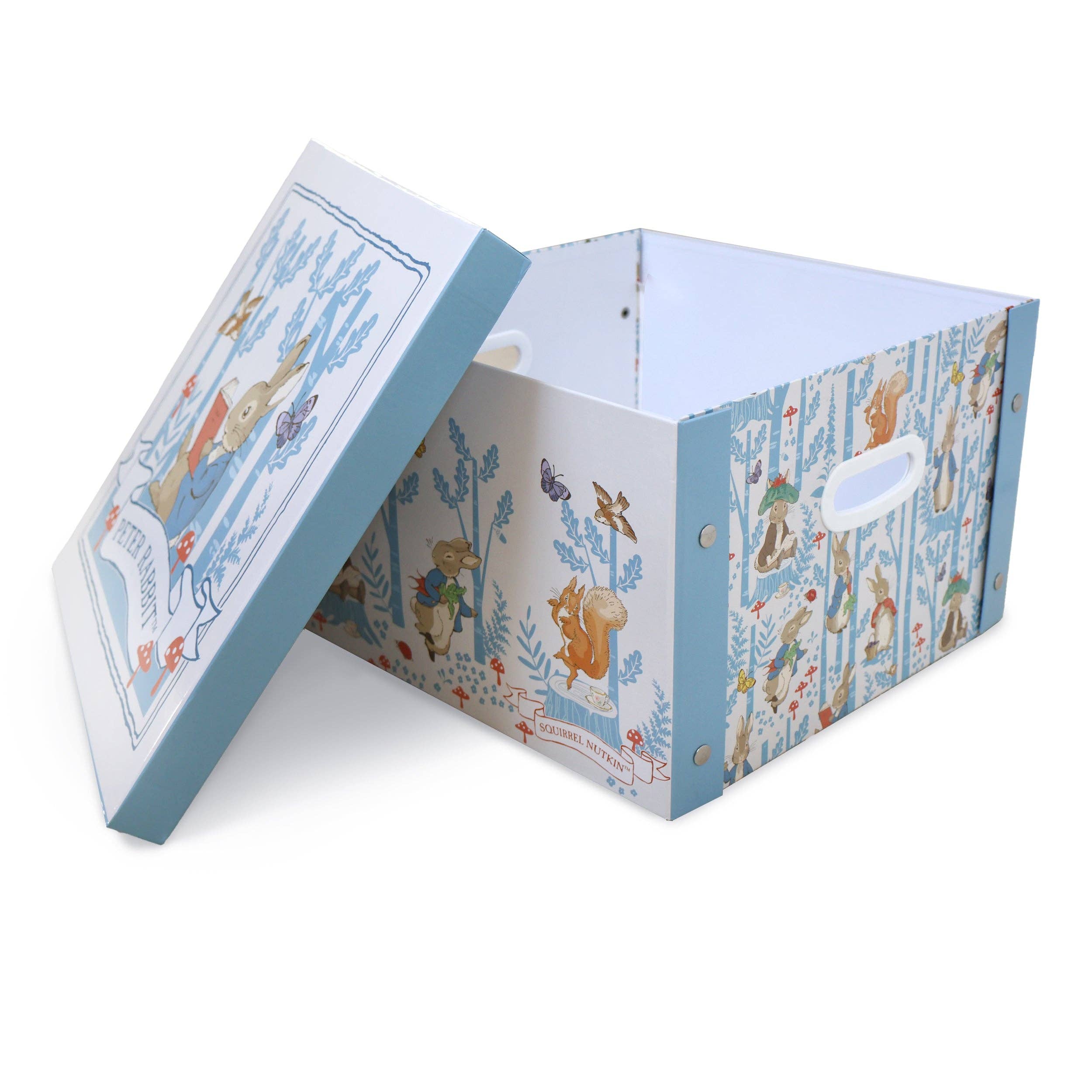 Robert Frederick Ltd – wholesale Storage bin – Child & baby – Peter Rabbit Forest Picnic Collapsible Storage Box1