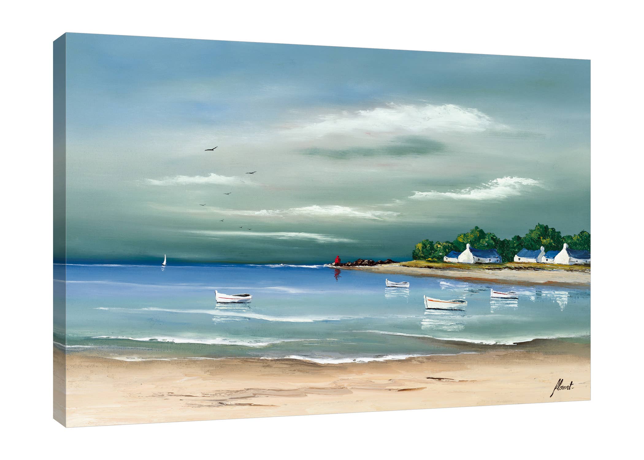 Jaxson Rea - Wholesale Art Print - Côte bretonne I Gallery Wrapped Canvas0