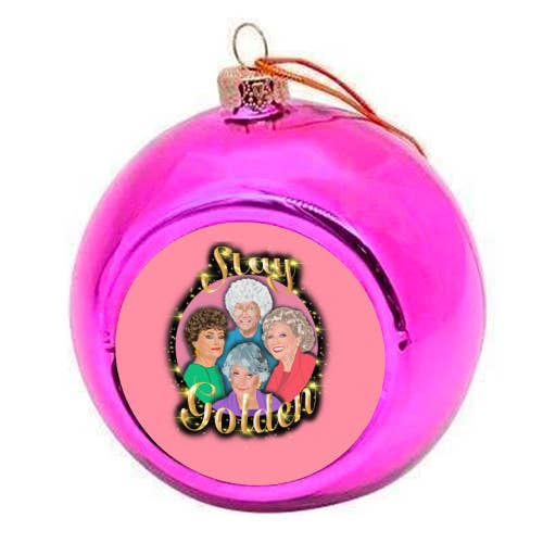 ART WOW - Wholesale Ornament - Christmas Baubles 'Golden Gals'3