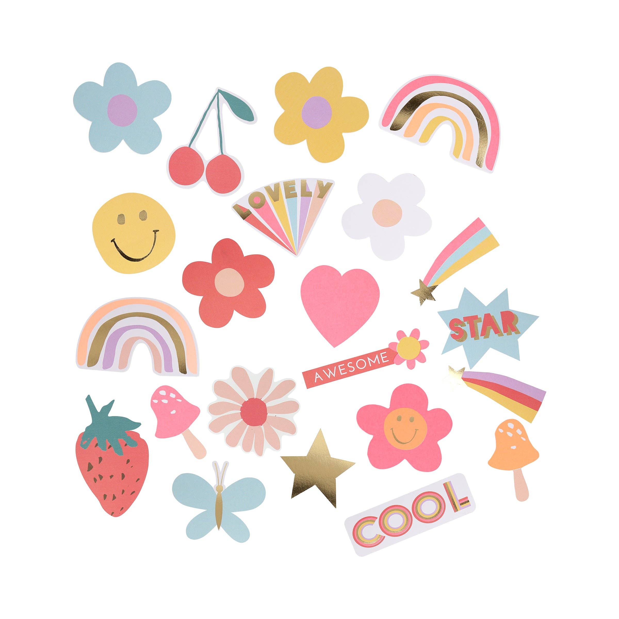 Meri Meri - Wholesale Sticker - Kids & Baby - Happy Icons Shaped Stickers2