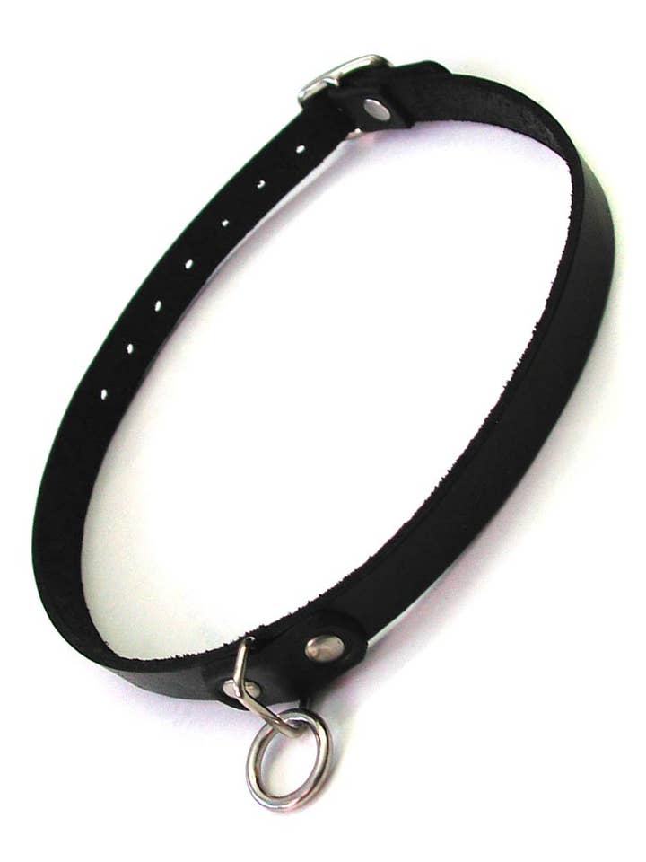 Leather Choker With O-Ring for wholesale by The Stockroom