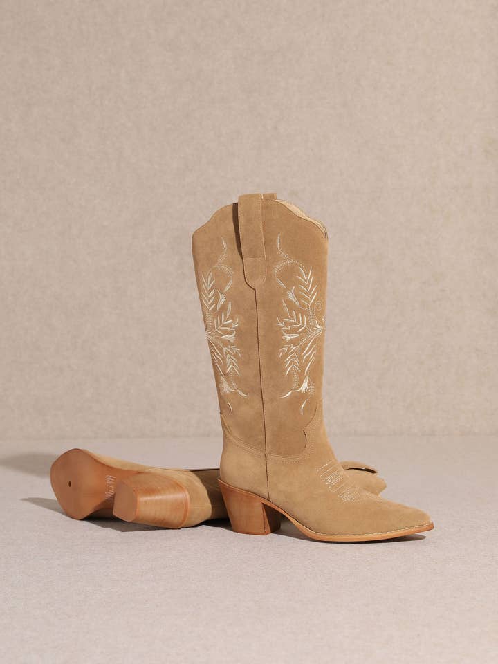 Miracle Miles (Mi.iM) - Vendita all'ingrosso Stivali da cowboy - Donna - FLORA - Stivali Western con ricamo floreale1