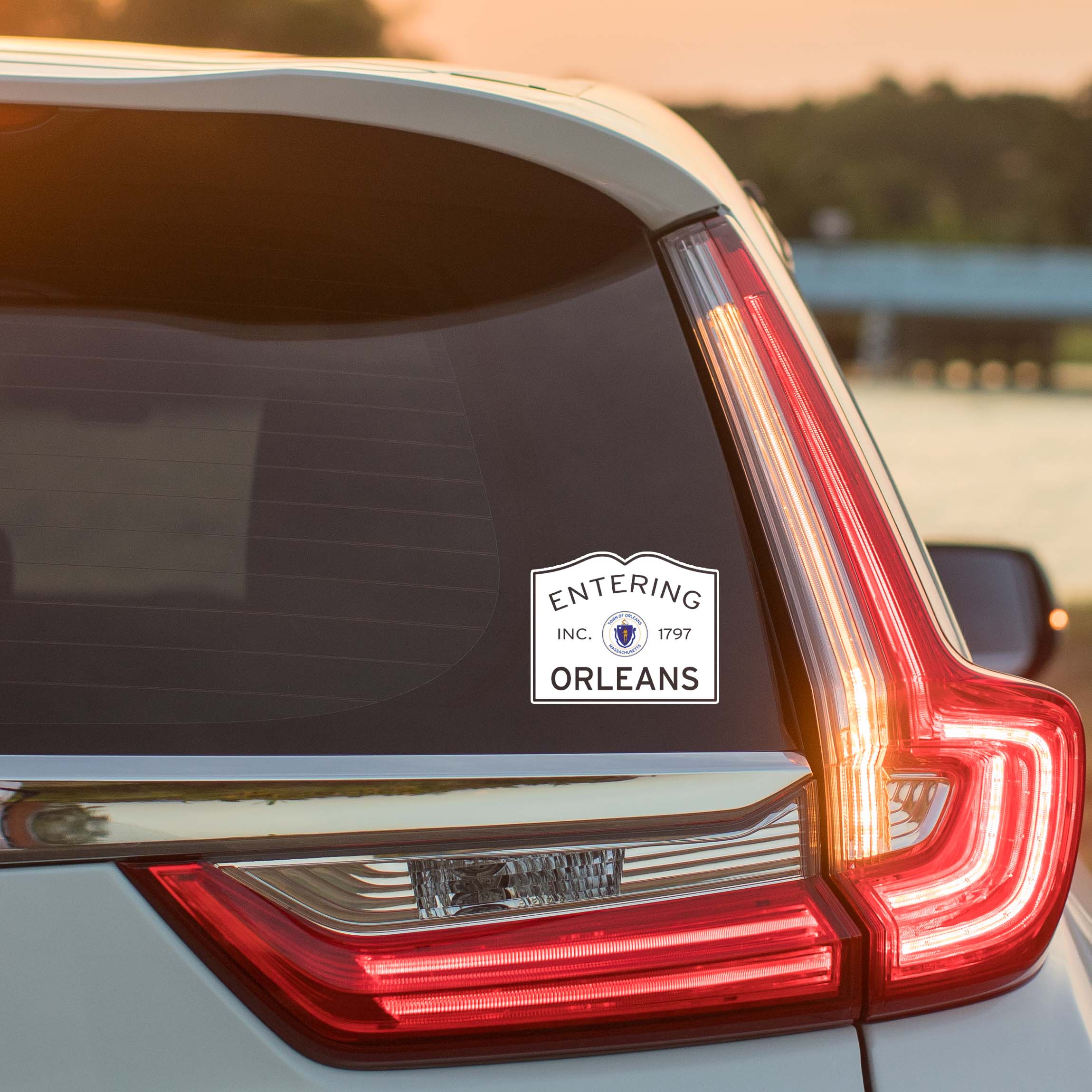 Cape Cod Stickers - Wholesale Sticker - Orleans Cape Cod Waterproof Bumpersticker Decal binnenkomen2