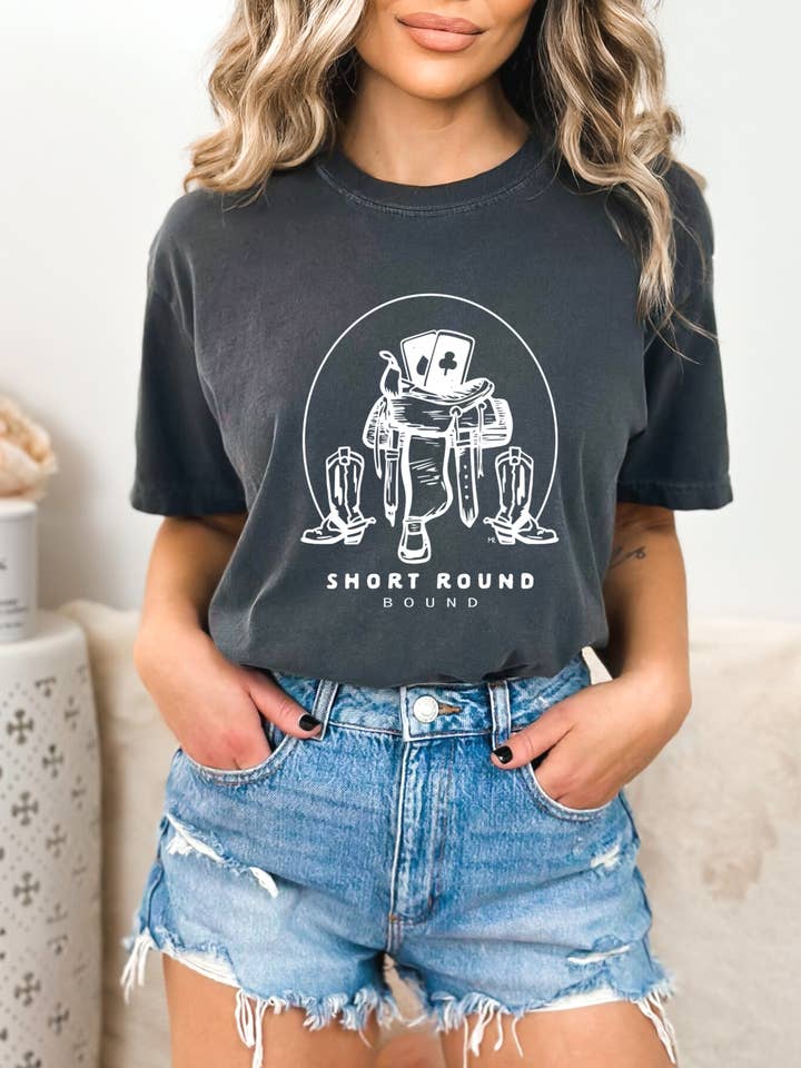 Short Round Bound Tee for wholesale by Magnolia Ranch Originals