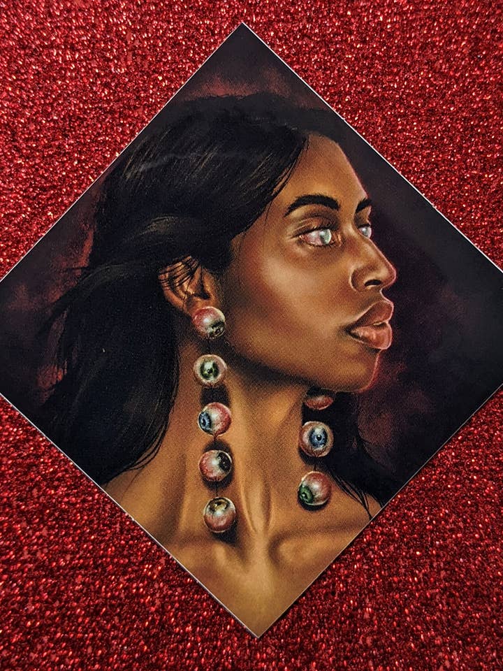 Pegatina Her Eyes para venta al por mayor de Destiney Hett Art