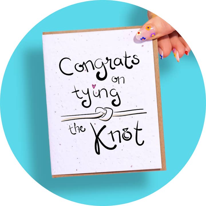 Congrats On Tying The Knot for wholesale by SowSweet USA