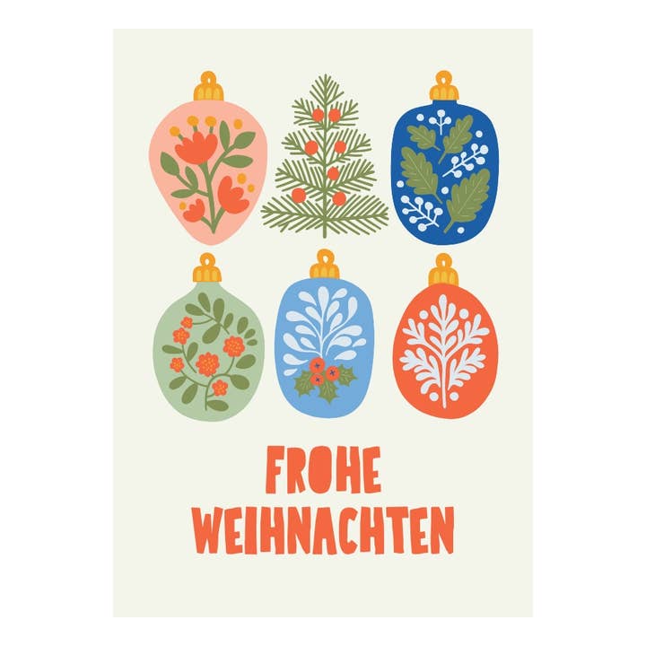 Cartolina "Buon Natale 13" per la vendita all'ingrosso da parte di Kaufhaus Mitte