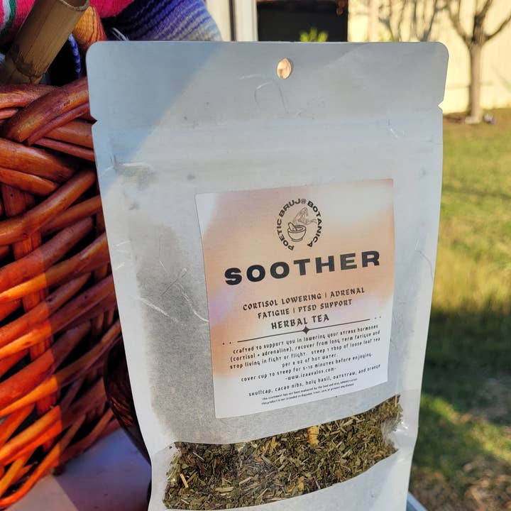 Kalmerende Kruidenthee :: Verlaag Stresshormonen | PTSS Ondersteuning voor wholesale door Poetic Bruja Botanica