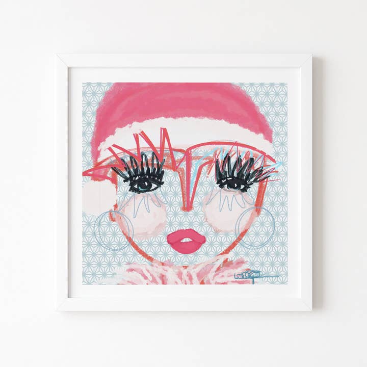 Chica Princesse Polaire - Mini Impression 8" x 8" pour la vente par Windy O'Connor Art & Home
