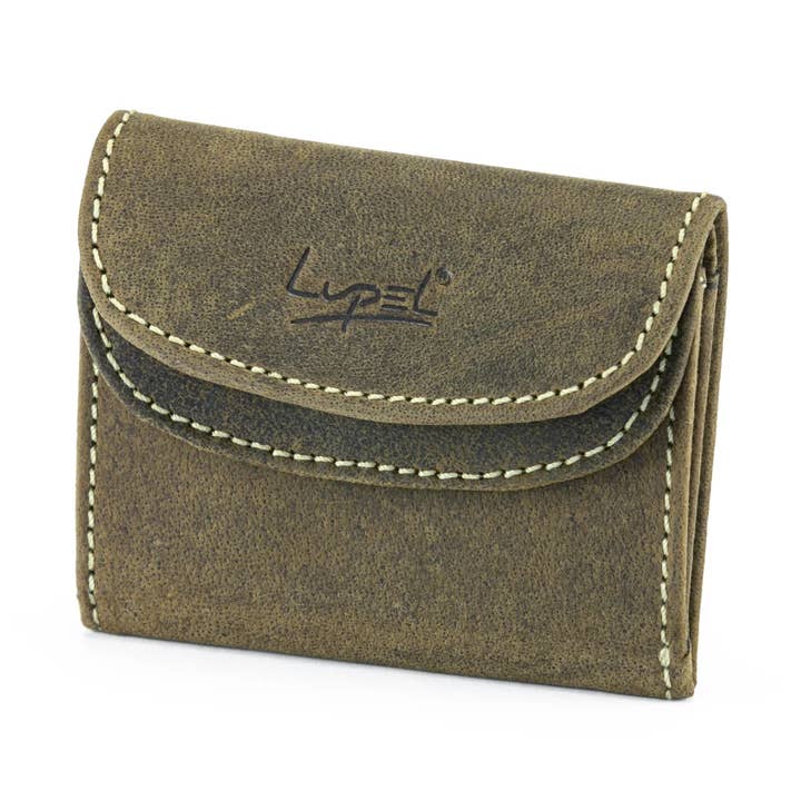 Portefeuille en cuir avec porte-monnaie pour la vente par Lupel & Rubre