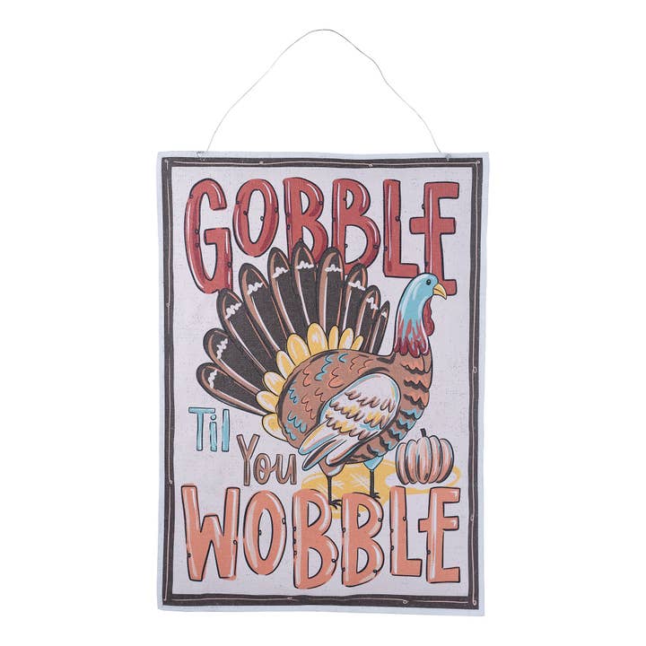Trick or Treat House/Gobble Til You Wobble Burlee for wholesale by Glory Haus