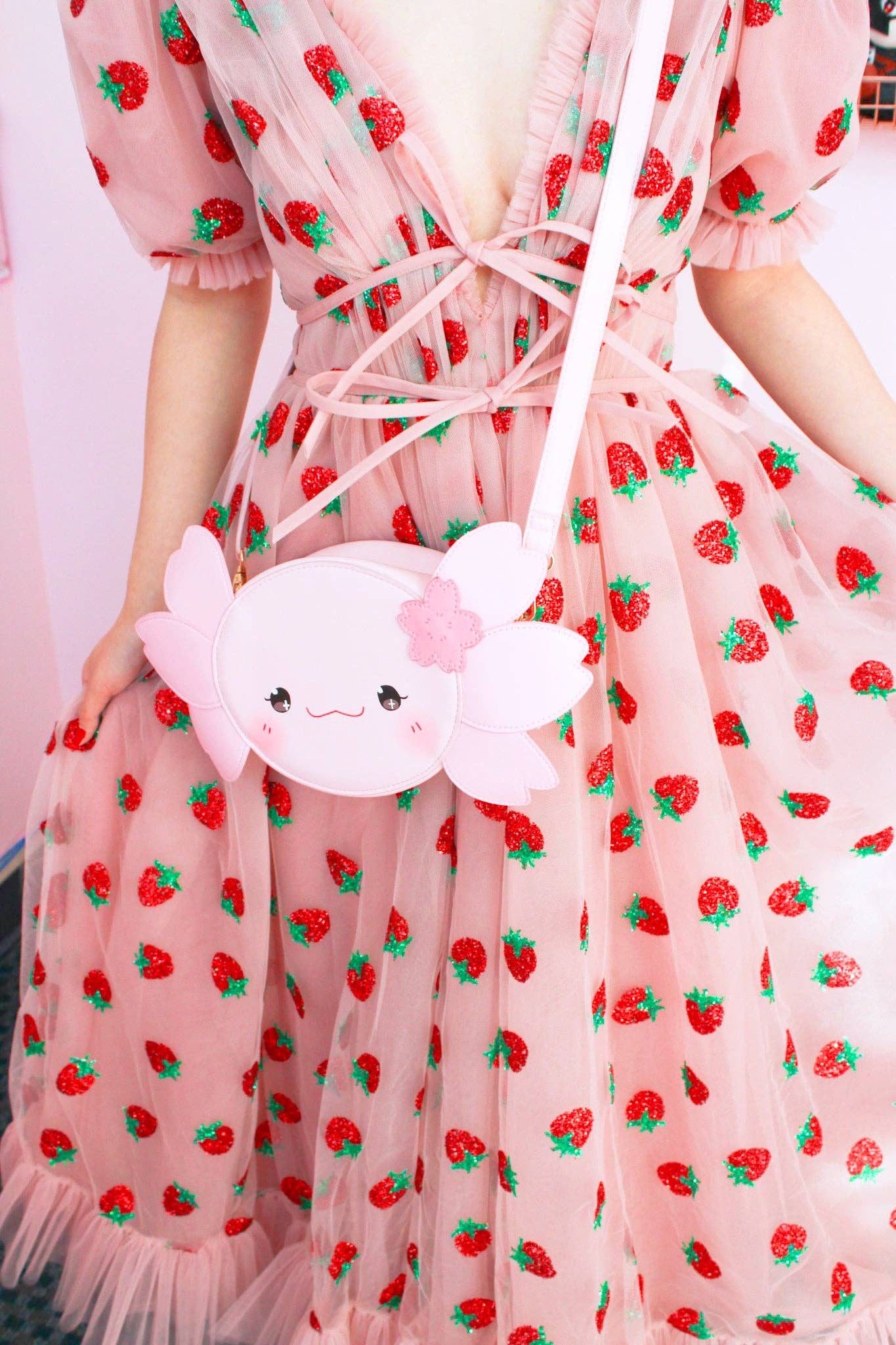 Agi Jagi Shop - Wholesale Crossbody Bag - Women's - Agi the Axolotl Crossbody Purse2