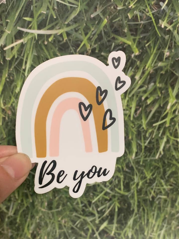 Autocollant mat Be You pour la vente par Mintforyougifts