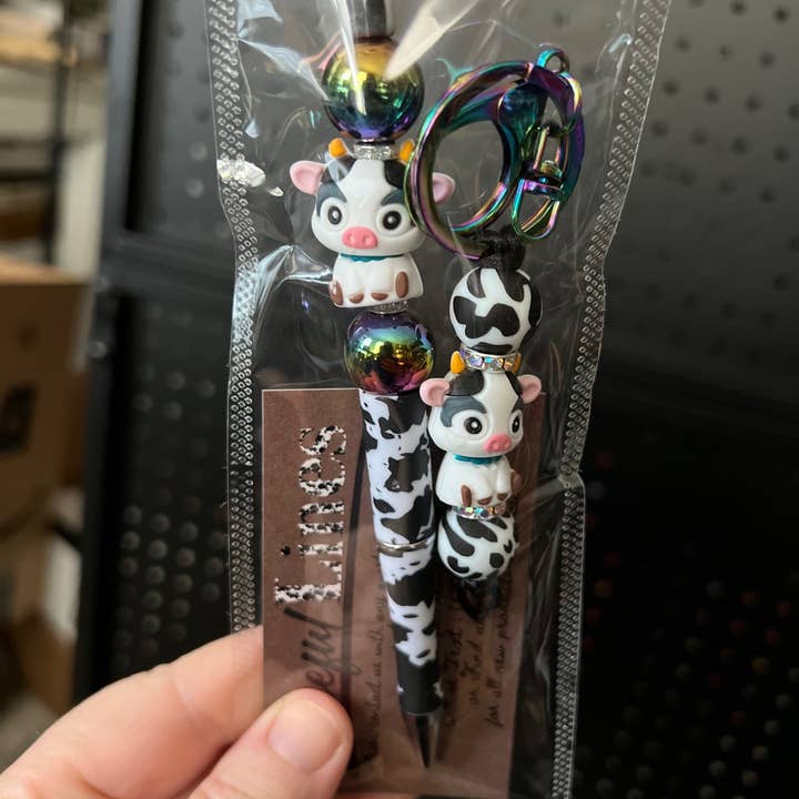 Cedar Hill Country Market - Wholesale Keychain - Unisex - Western Pens and Keychains Sets - Multi