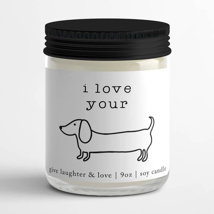 I Love Your... | Cadeau pour un ami | Cadeau pour lui | Cadeau pour les gars | Bougie de Saint-Valentin pour la vente par Give Laughter and Love