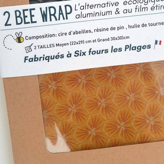 JeSuisGreen - Wholesale Food Storage Wrap/Bag - Bee wrap 2 sizes2