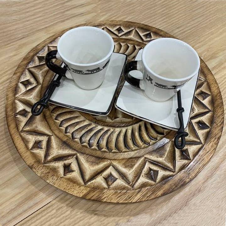 Tafelblad met rozet voor wholesale door LES SCULPTEURS DU LAC