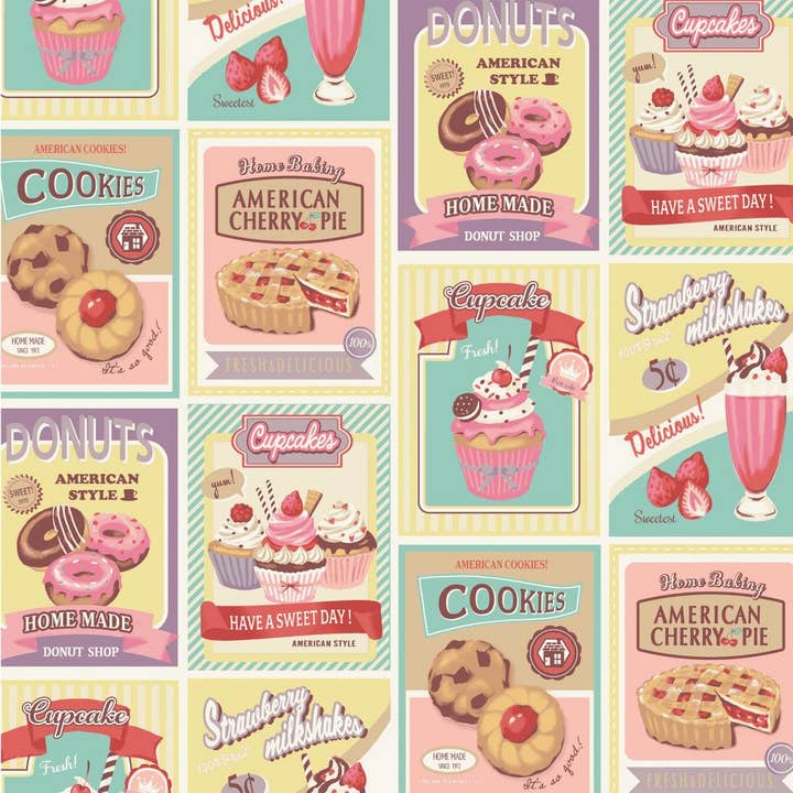 Artiq Textiles – wholesale Fabric – LW2050-11B - VINTAGE SWEETS - 100% cotton