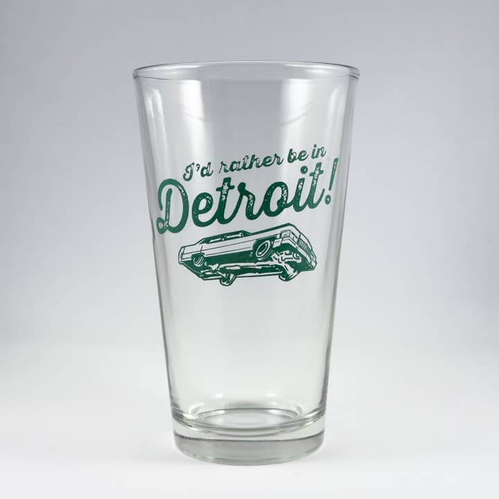 Jeg vil hellere være i Detroit - Pintglas for engroshandel hos Detroit GT