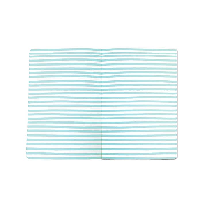 Rachel Ellen Designs - Wholesale Notebook - A6 Perfect Bound Notebook - Pink Floral/Notes & Thoughts2