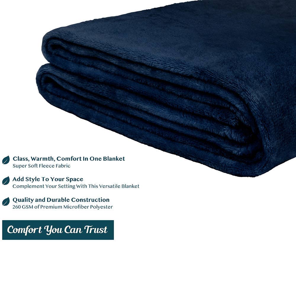 Pavilia - Wholesale Throw Blanket - Classic Fleece Throw Blanket85