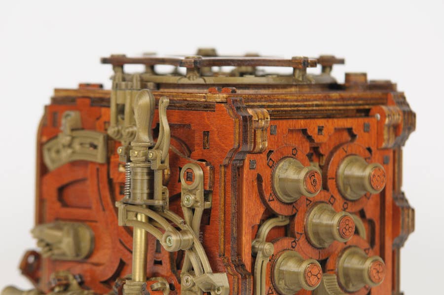 NKD Puzzle - Venta al por mayor Kit de manualidades - El famoso rompecabezas steampunk de boxeo en el kit « MECANIGMA »17