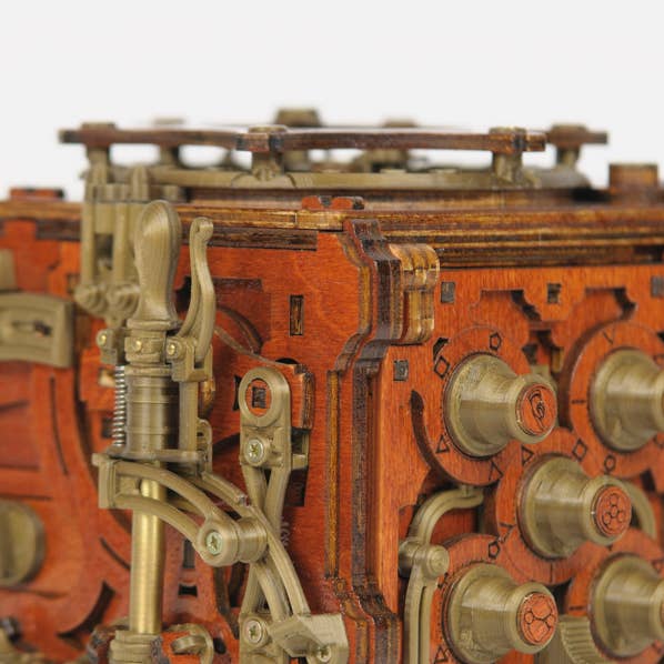 NKD Puzzle - Venta al por mayor Kit de manualidades - El famoso rompecabezas steampunk de boxeo en el kit « MECANIGMA »17