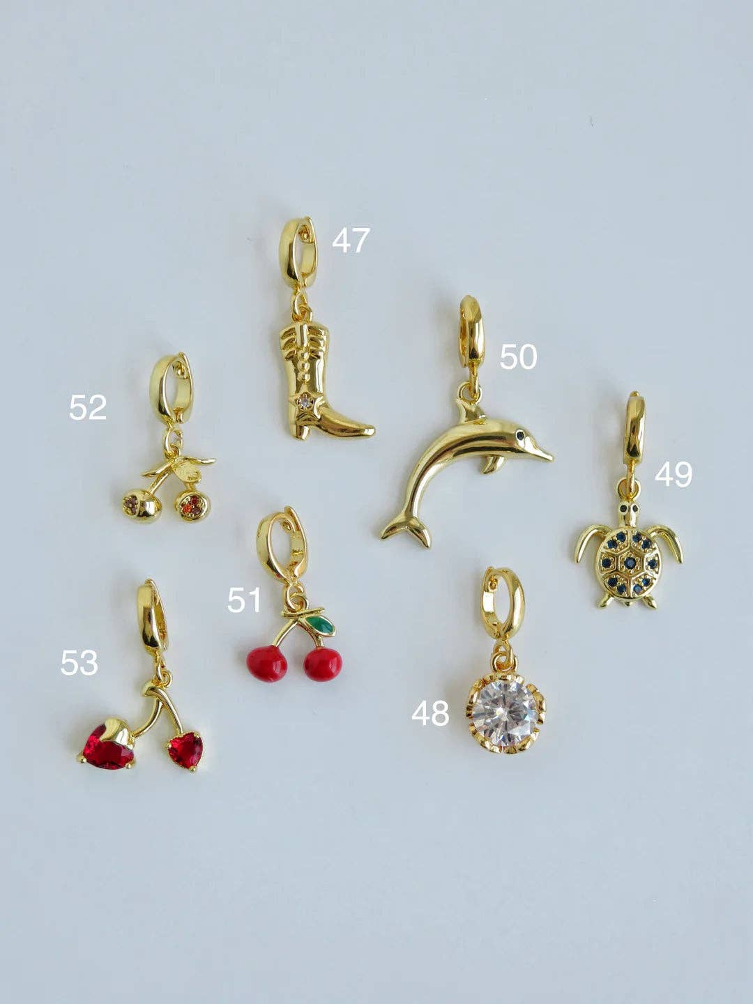 Curated By Suarez - Wholesale Individual Charm/Pendant - Symbolic Clip Charm  - Charms with Hinged Clasp5