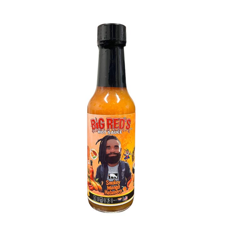 Smokey Mango Habanero for wholesale by Big Reds Hot Sauce