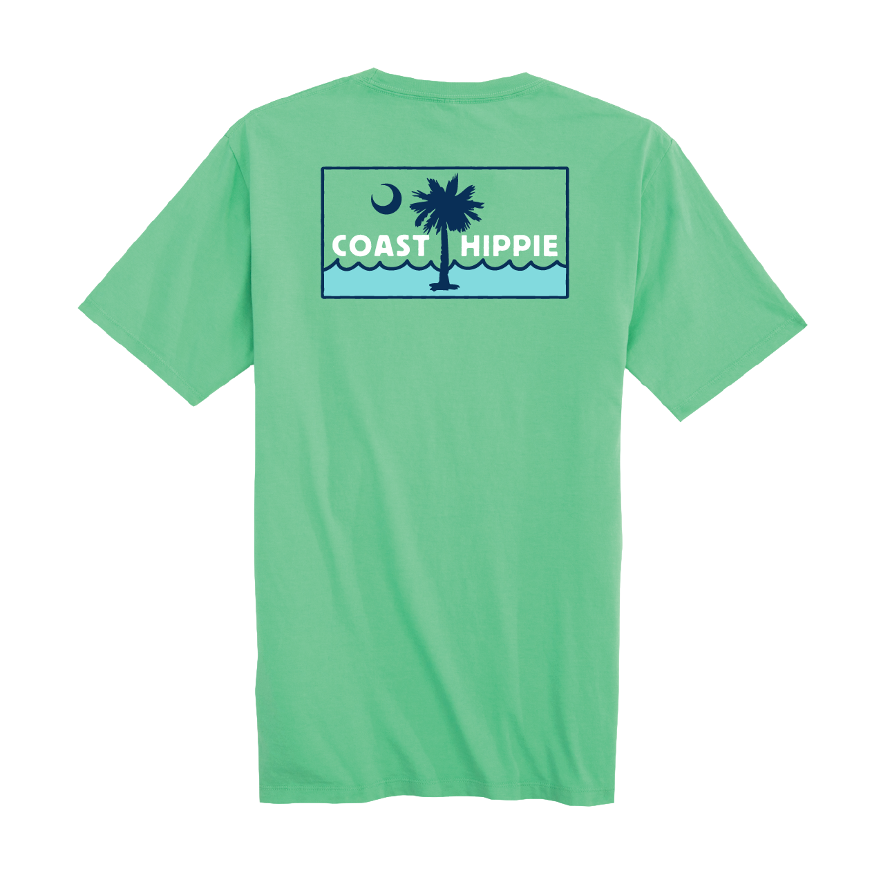 Coast Hippie - Wholesale Screen Printed T-Shirt - Unisex - SC Flag SS12