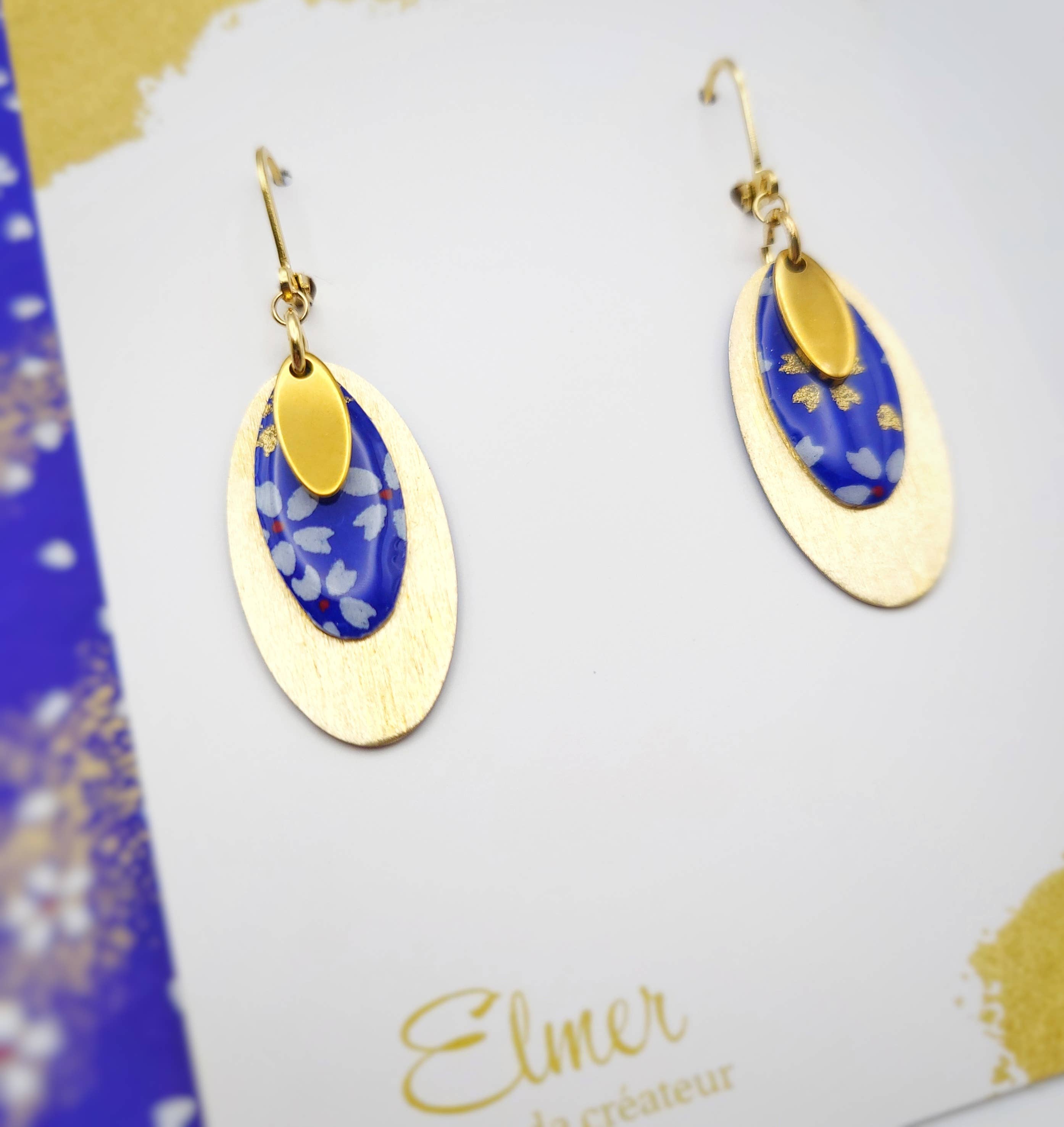 Elmer - Wholesale Tassel Earrings - KAZE earrings / 4 colors, medium size