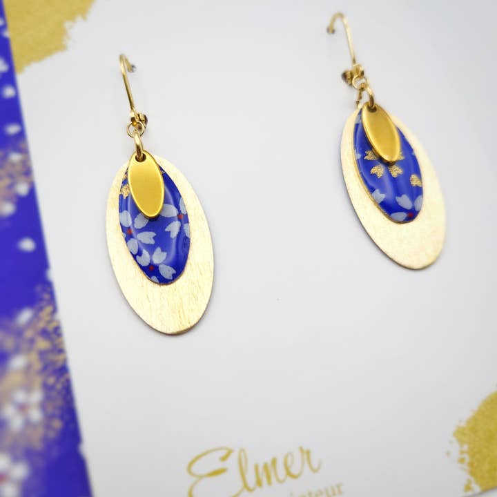 Elmer - Wholesale Tassel Earrings - KAZE earrings / 4 colors, medium size0