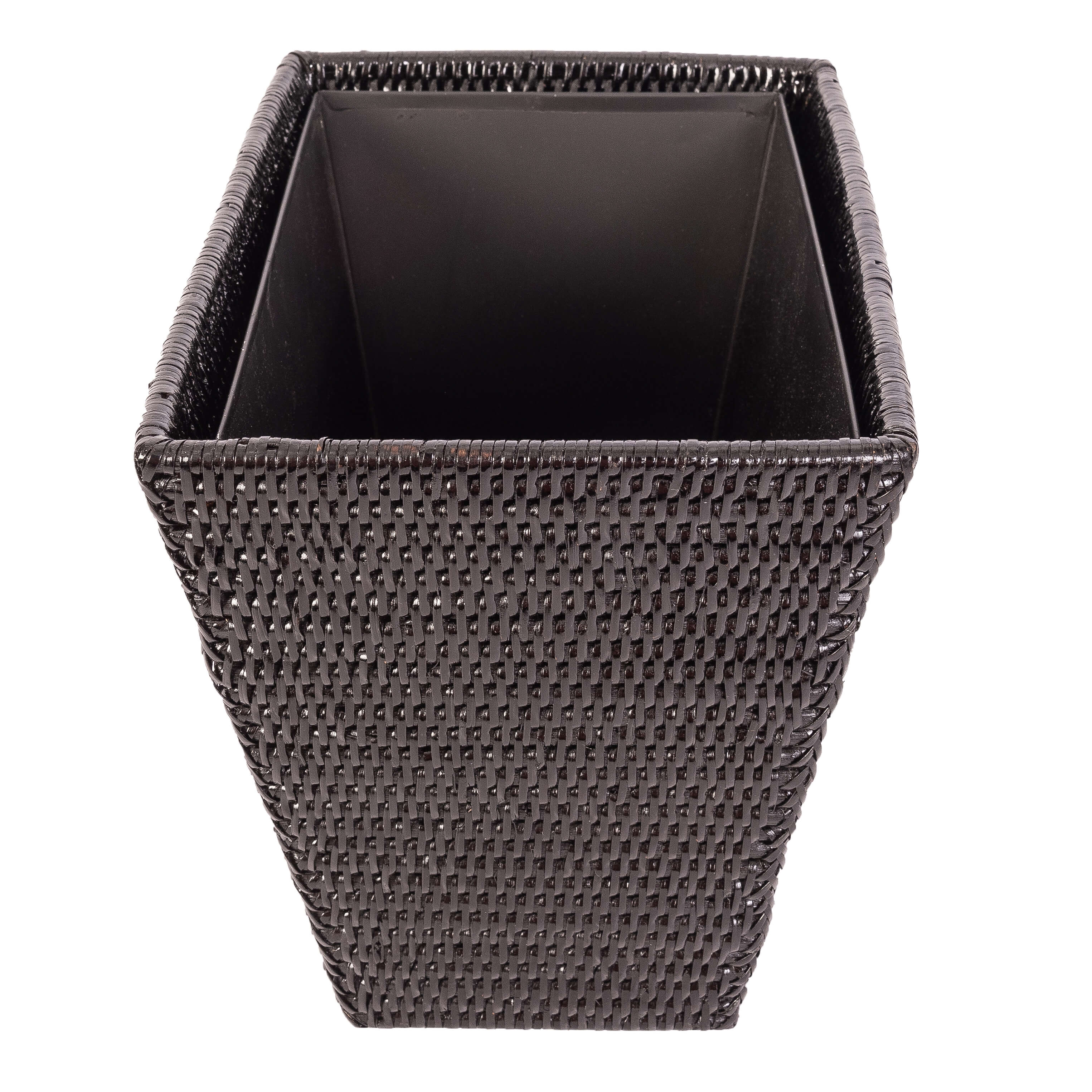 Artifacts Trading Company - Wholesale Trashcan/Trash Bin - Rattan Rectangular Tapered Waste Basket9