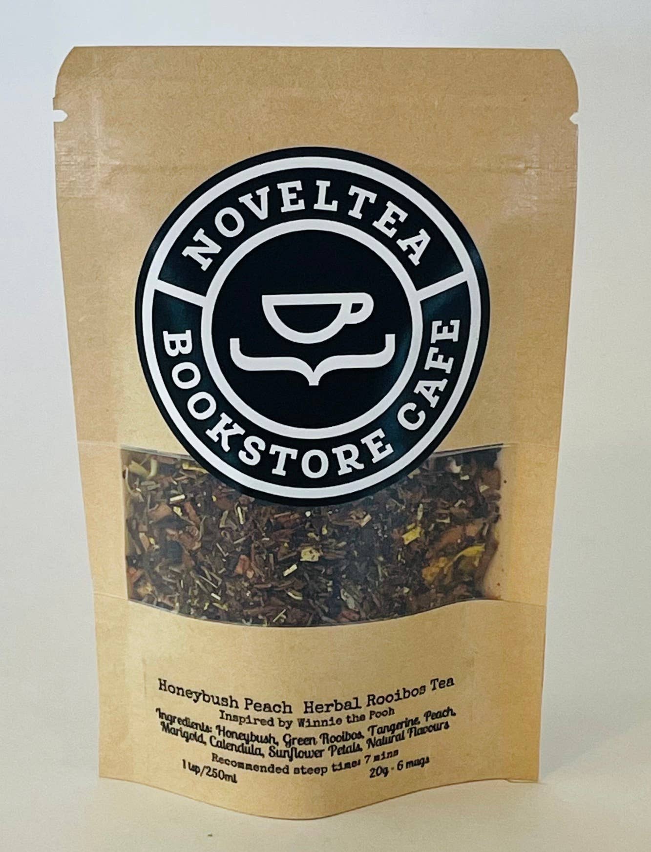 NovelTea Bookstore & Gifts - Vendita all'ingrosso Tè sfusi - Ispirato a Winnie The Pooh - TÈ ROOIBOS alla pesca Honeybush4