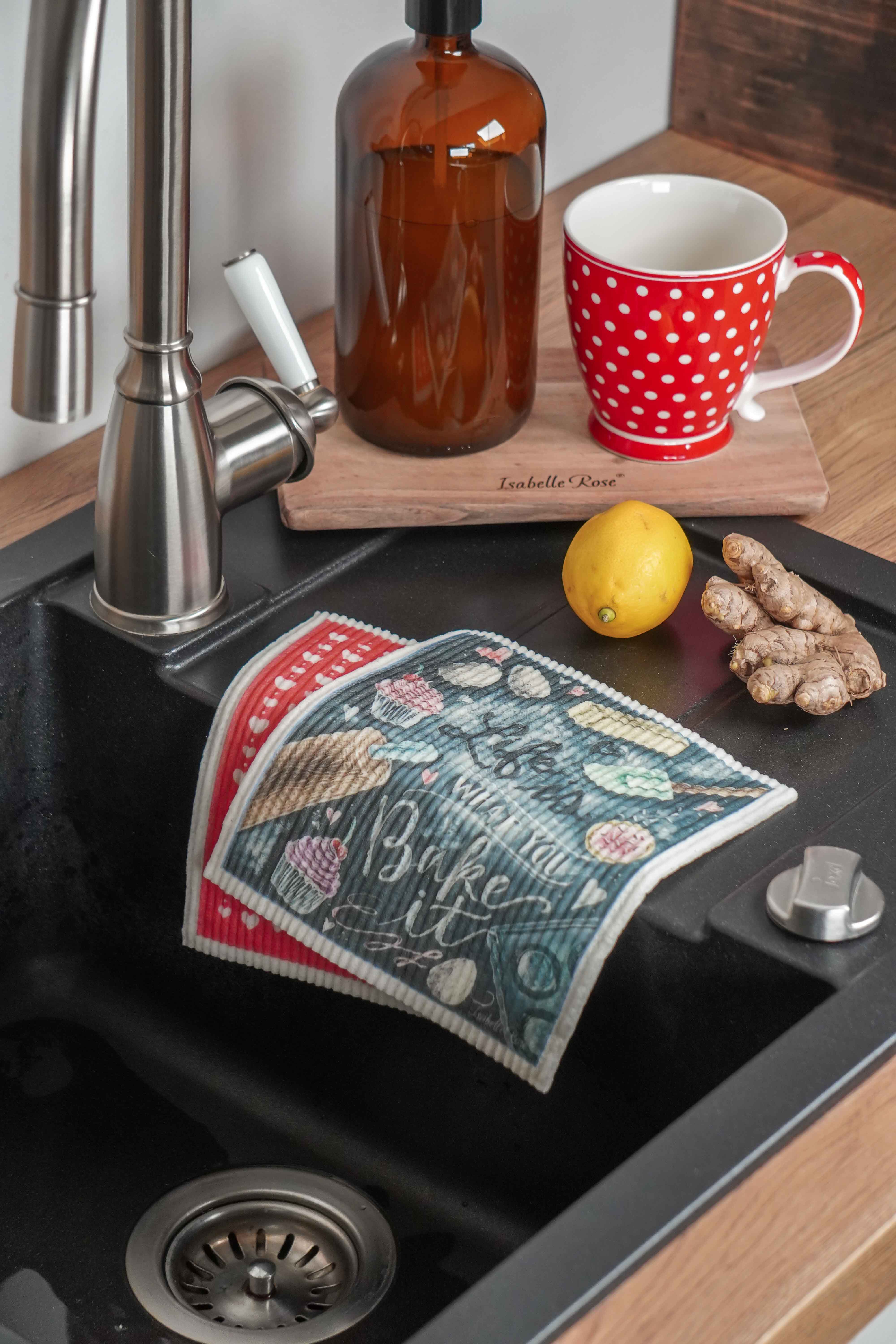 Isabelle Rose - Wholesale Dishcloth - Dish cloth Bake 17x20 cm Isabelle Rose1