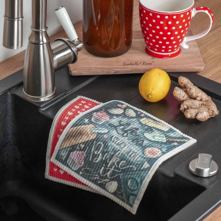 Isabelle Rose - Wholesale Dishcloth - Dish cloth Bake 17x20 cm Isabelle Rose1