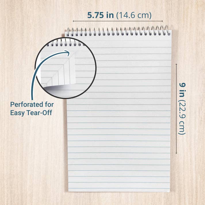Three Leaf Products - Wholesale Notepad - Three Leaf Ruled Writing Pad, 5.75 X 9 In 100 Sheets,48 Ct.2