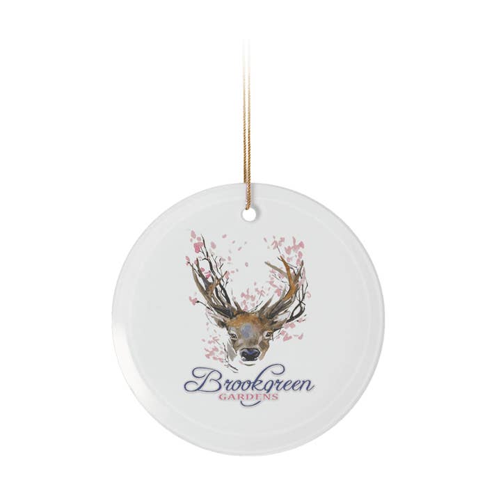 Custom Watercolor Wildlife Glass Ornaments Collection for wholesale by Matrix