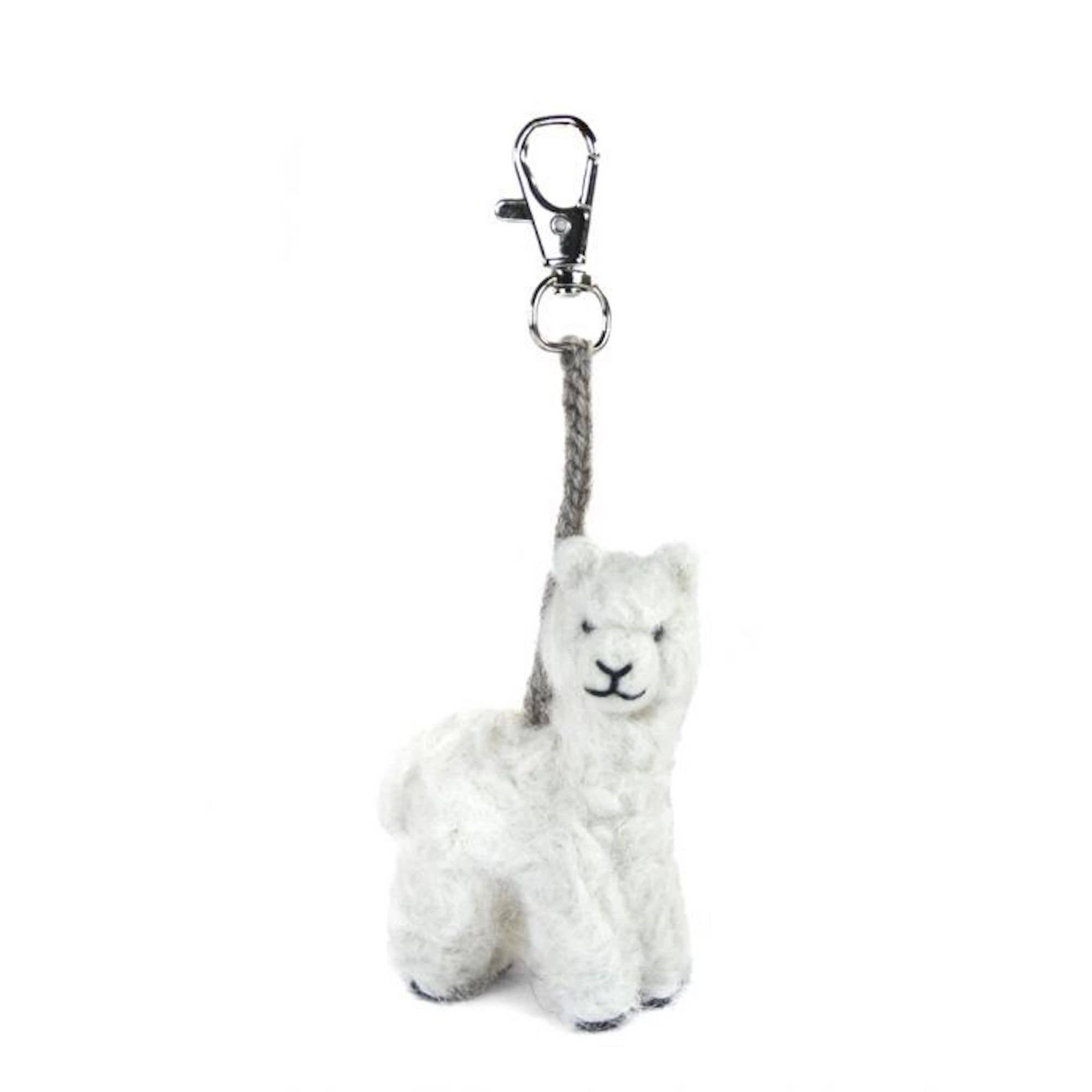 Lanart Alpaca - Wholesale Keychain - Unisex - Alpaca Charm - Artisan Hand-Felted Alpaca Sculpture5