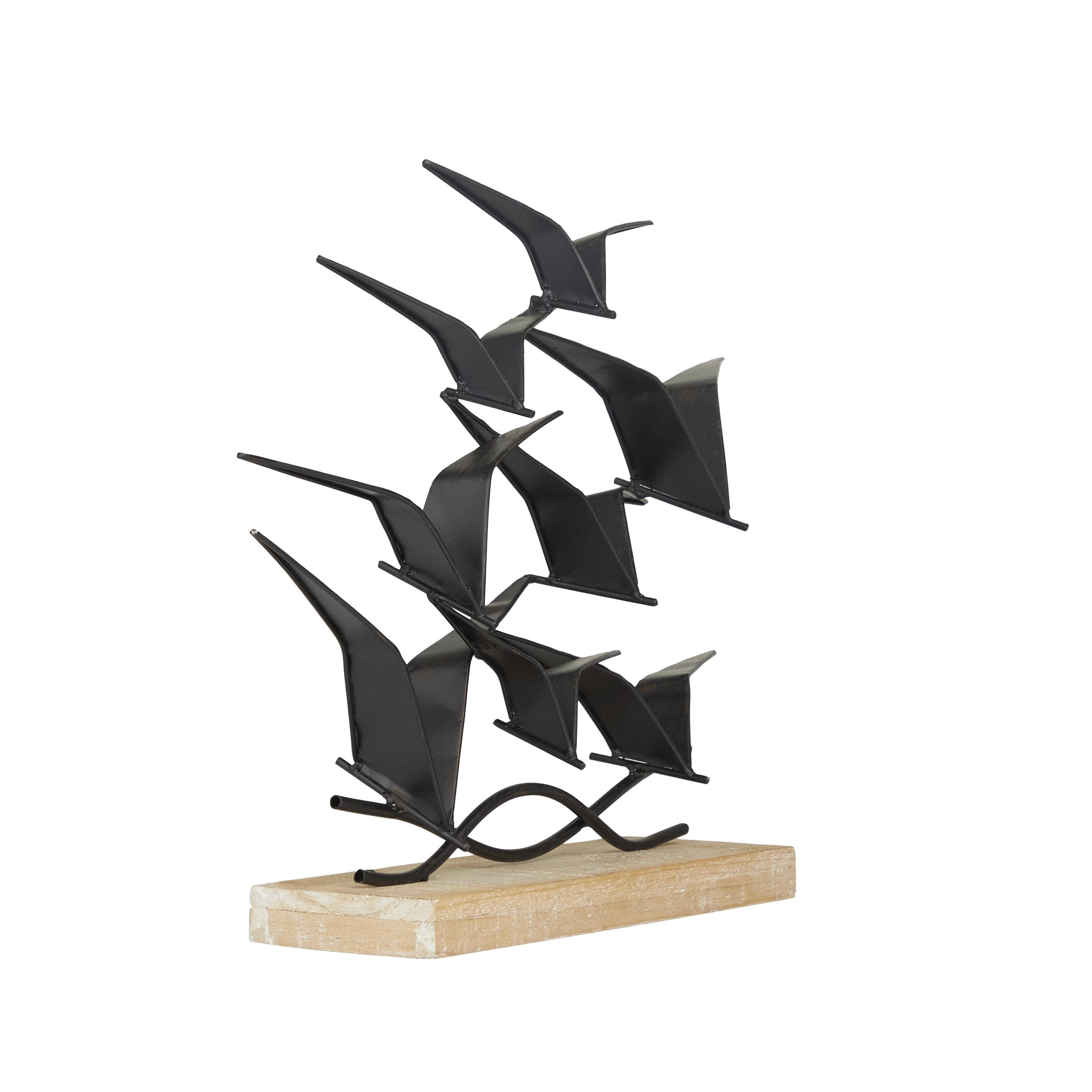 Deco Marché - Wholesale Sculpture - Coastal Black Metal Sculpture2