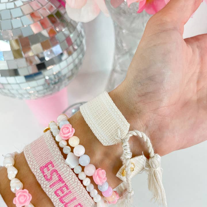 EstelleJoyLynn, LLC - Wholesale Woven/Braided Bracelet - WWJD Bracelet / Religious Tassel Bracelet / WWJD