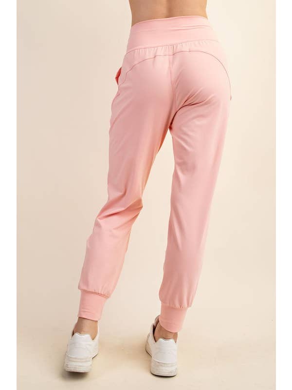 Sunday Morning - Wholesale Athletic Sweatpants/Joggers - Women's - P2165PL37-Plus Size Butter Soft Solid Jogger with Pockets24