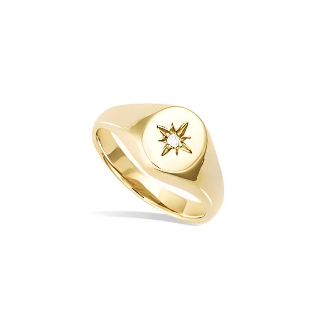 Star Gazer Signet Ring for wholesale by Rune and Light