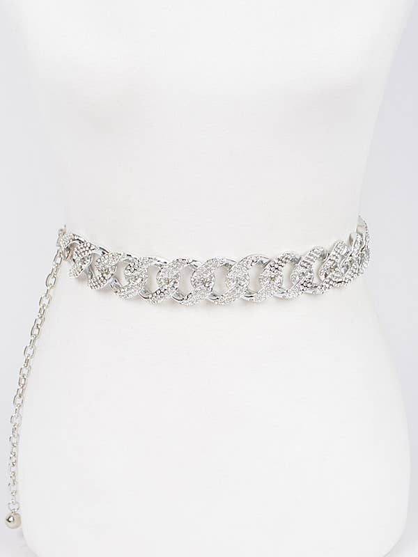 Pedrinestone Oversized Cinto Corrente por atacado de Shop Neighbors